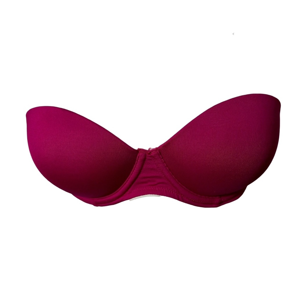 2013 PINK Victoria's Secret Wear Everywhere Push-Up Strapless Bra 32B - Picture 2 of 6